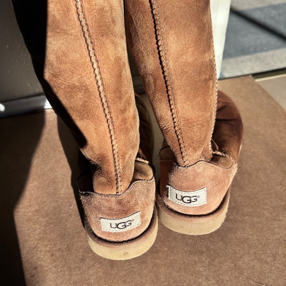 Brown suede UGGs - image 4